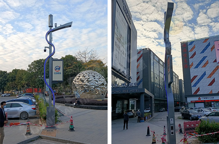 LED燈桿屏 LED燈桿屏